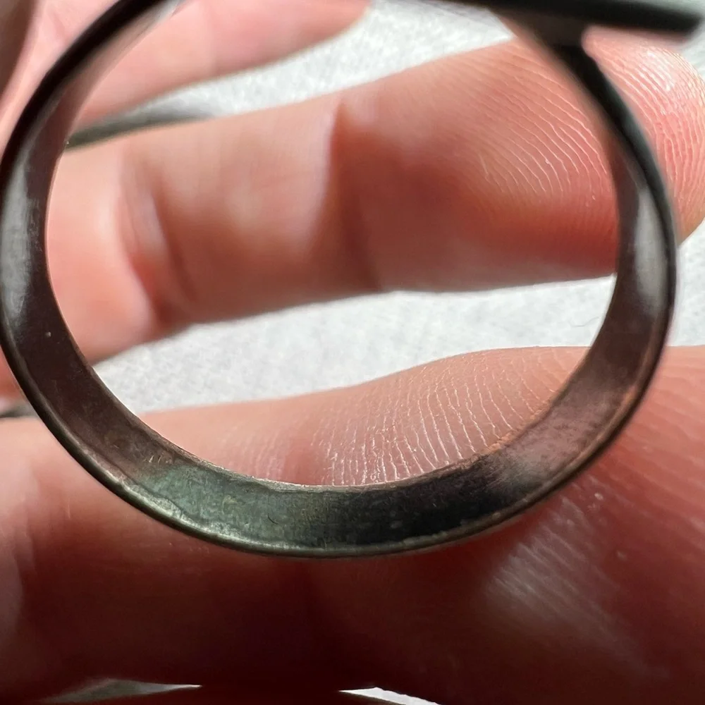 Silver Maze Design Men's Ring
